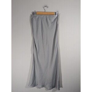 American Eagle Womens Maddie & Kensie Ziegler Gray Pull on Midi Skirt Sz 8 Fairy